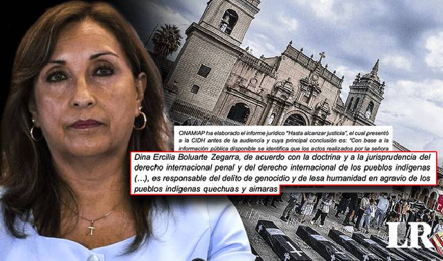 Dina Boluarte: sindican a presidenta por genocidio en agravio de pueblos indígenas