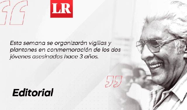 EDITORIAL | Inti y Bryan, buscando justicia