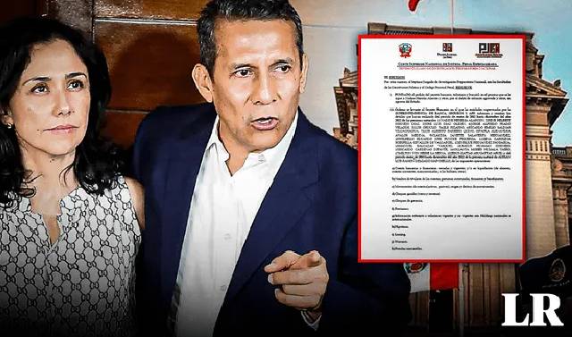 Poder Judicial levanta secreto bancario y de comunicaciones de Ollanta Humala y Nadine Heredia