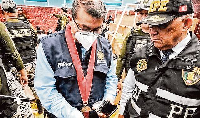 Presos tenían celulares, agendas y cuenta bancaria para extorsión