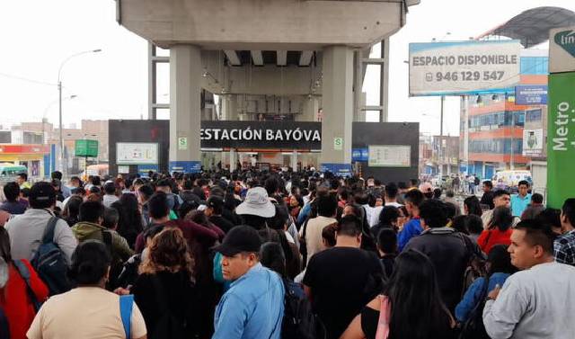 Línea 1 del Metro de Lima: reportan fallas en el servicio y cierran algunas estaciones