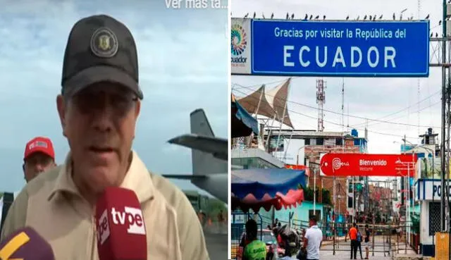 Ministro de Defensa descarta cierre de fronteras de Perú con Ecuador: 
