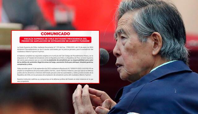 Chile aprobó ampliar extradición contra Alberto Fujimori por venta de armas a las FARC