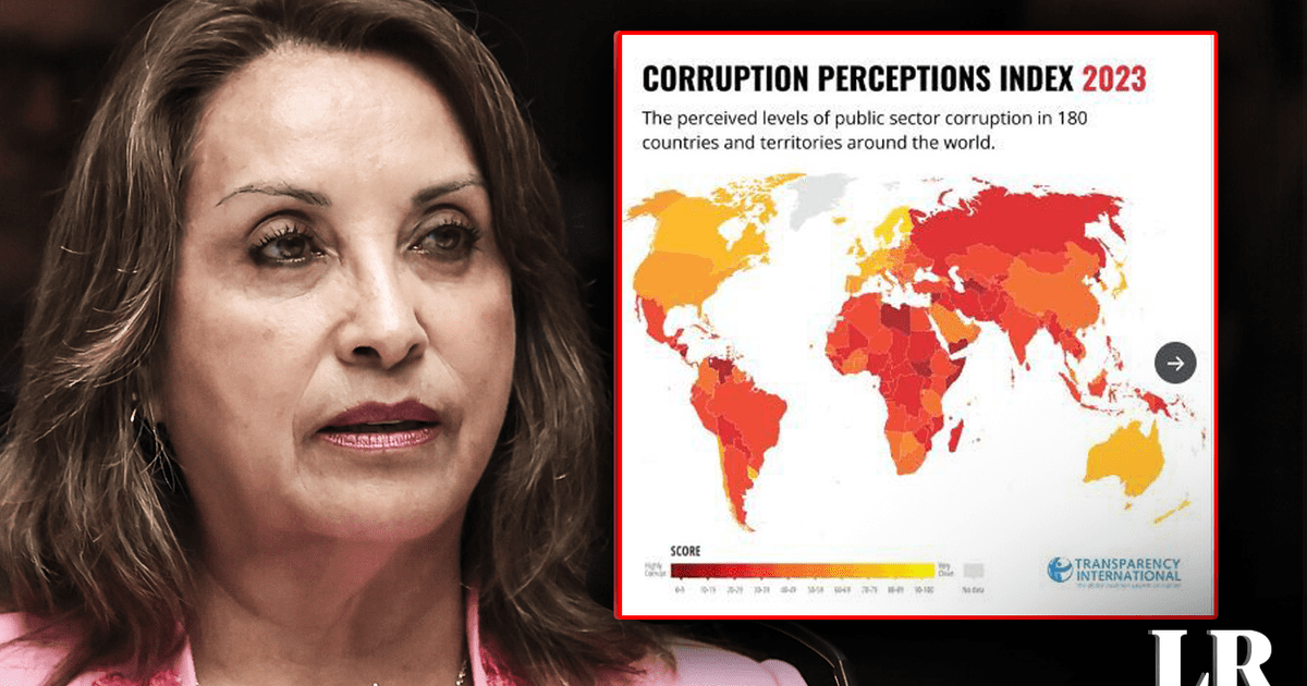 Perú entre los países con mayor percepción de corrupción, según Transparencia Internacional