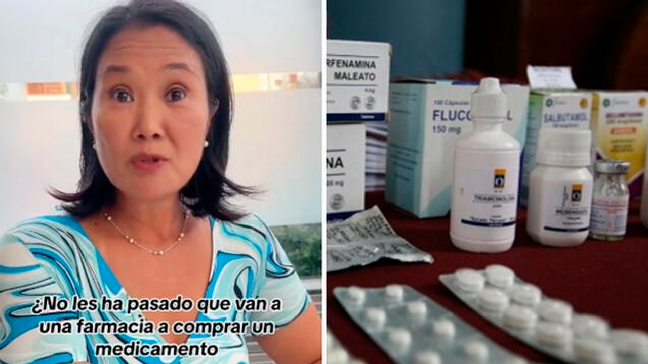 Keiko critica monopolio de medicamentos, pero le recuerdan que su bancada se opuso a fármacos genéricos