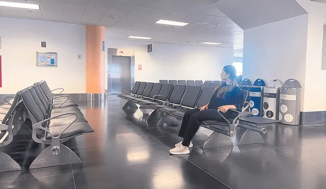 El drama de la extranjera que vive en el aeropuerto