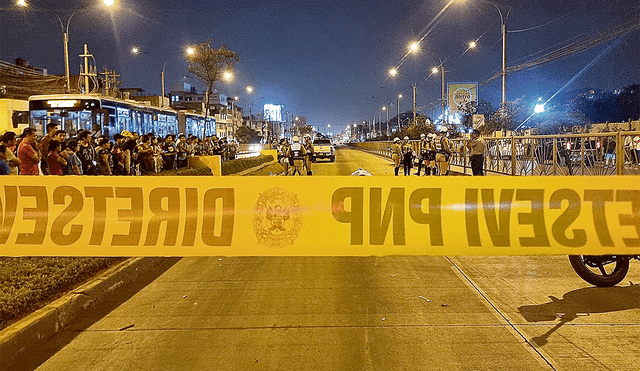 Muerte y descontrol en la ruta del Metropolitano