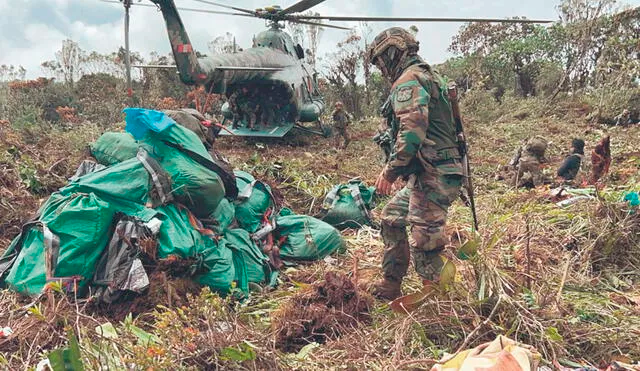 ‘Mochileros’ abandonan 876 kilogramos de cocaína