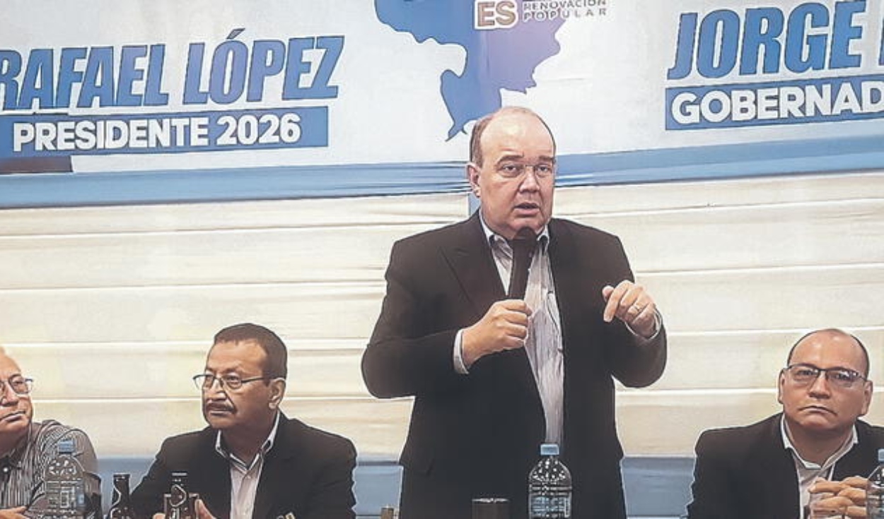 Presentan a Rafael López-Aliaga como candidato presidencial