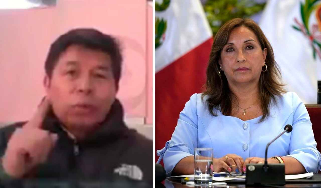 Pedro Castillo rechaza acusaciones y llama mentirosa a Dina Boluarte: 