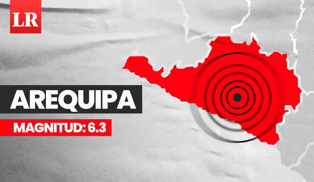 Temblor de magnitud 6.3 remeció Arequipa hoy, según IGP