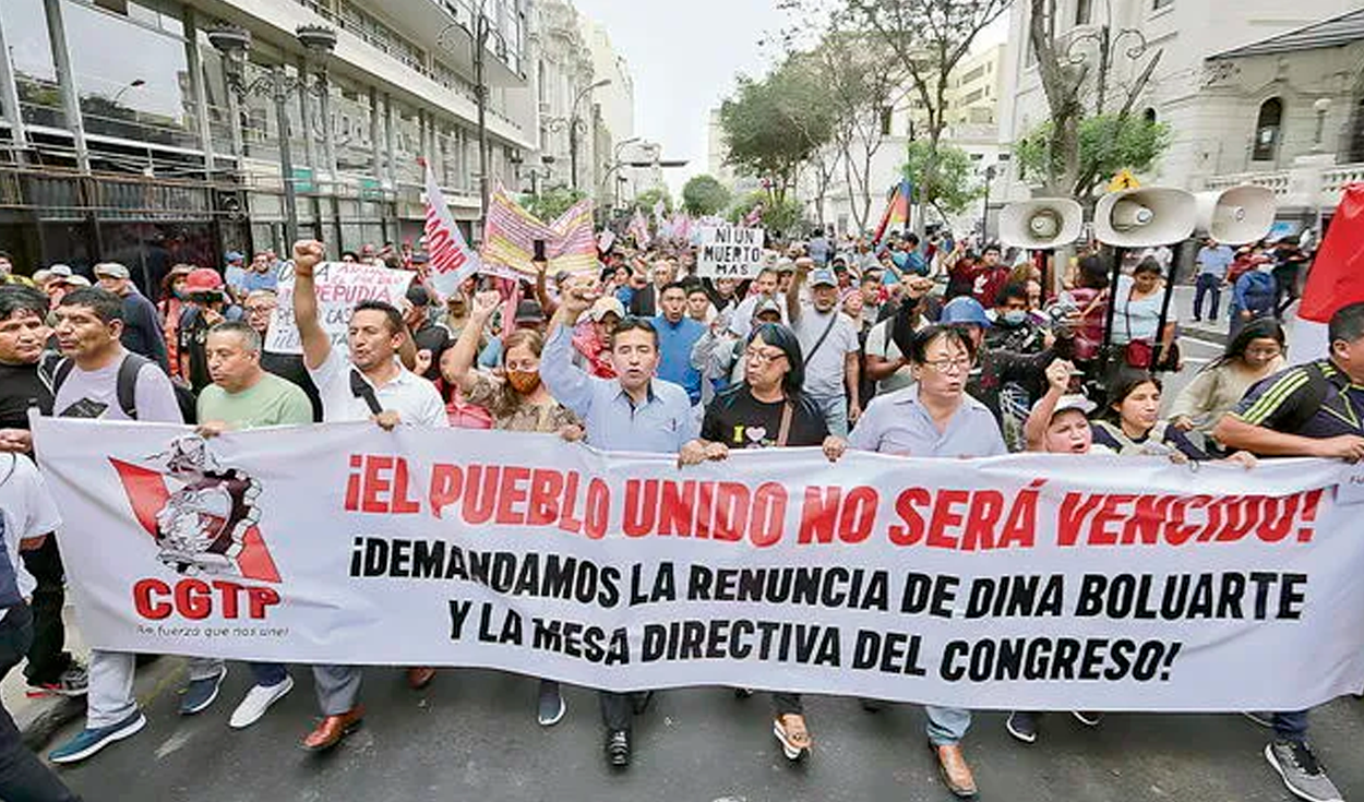 Anuncian paro nacional para el 19 y marcha de regiones para el 27 y 28 de julio