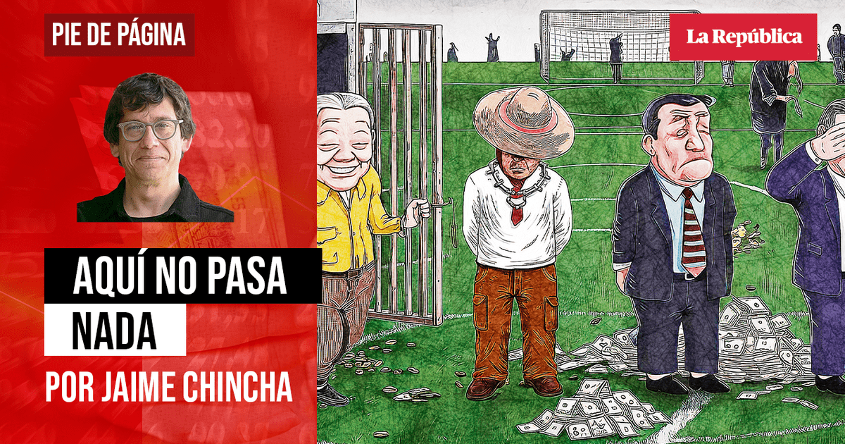 Aquí no pasa nada, por Jaime Chincha