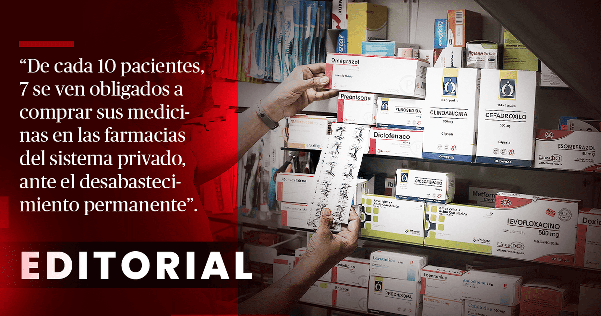 Editorial: Grave escasez de medicamentos