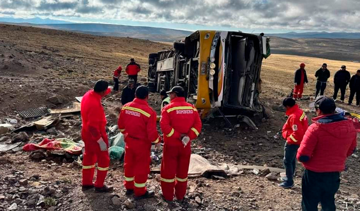 Accidente en Ayacucho: 3 muertos y 29 heridos deja otro despiste de bus