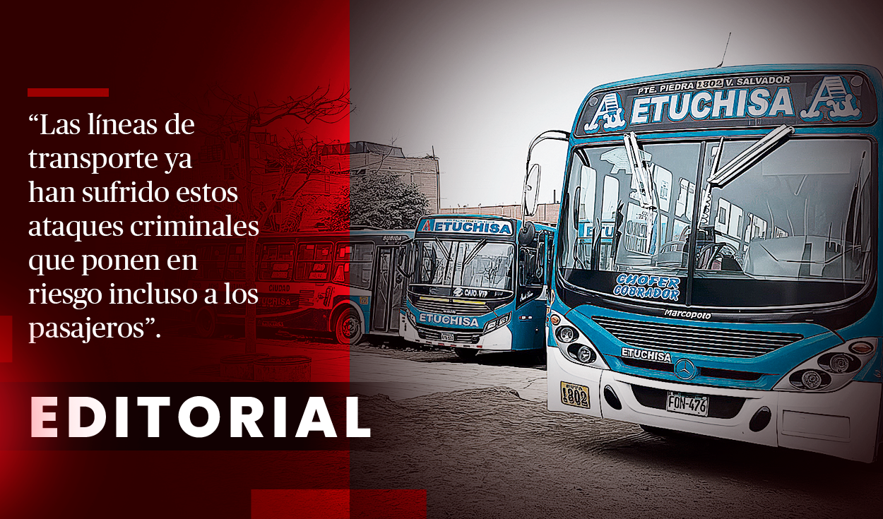 Editorial | Por miedo, línea de buses de paraliza