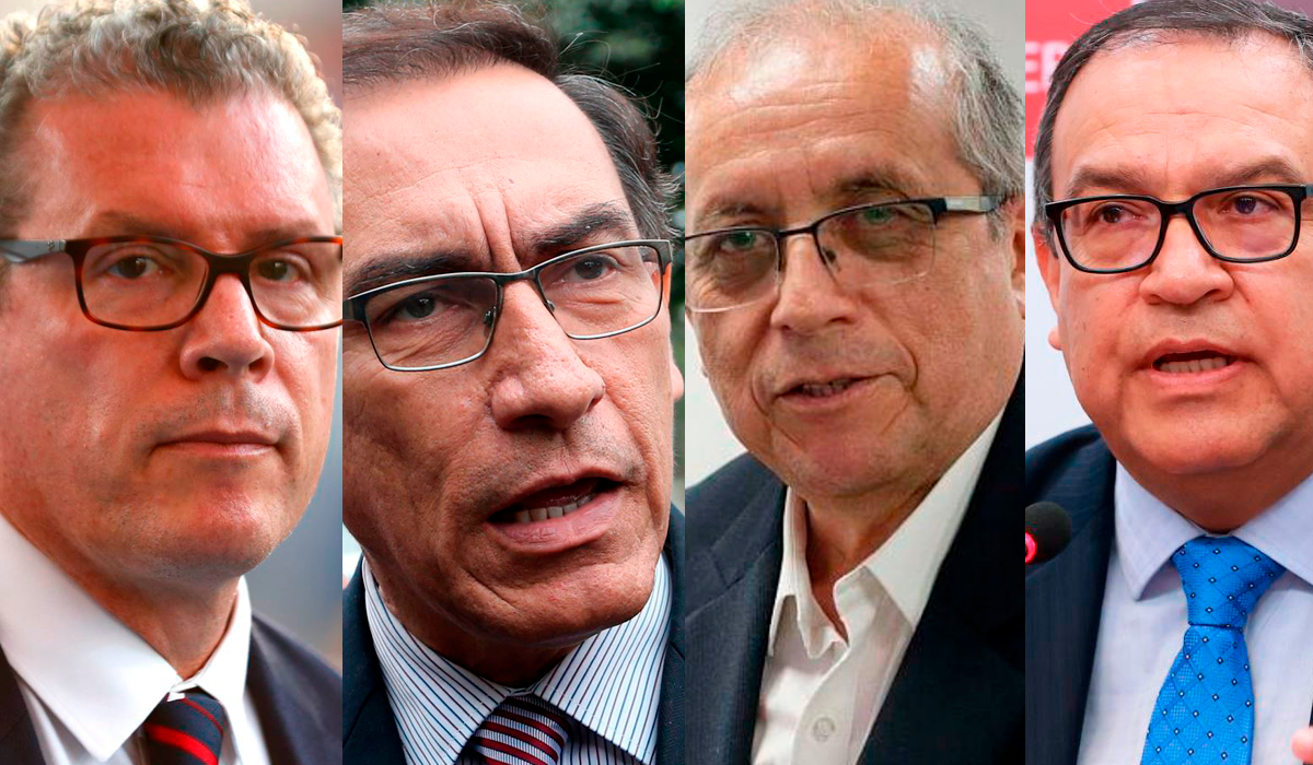 Martín Vizcarra, Nicanor Boluarte y Morgan Quero son investigados por complot contra Alberto Otárola