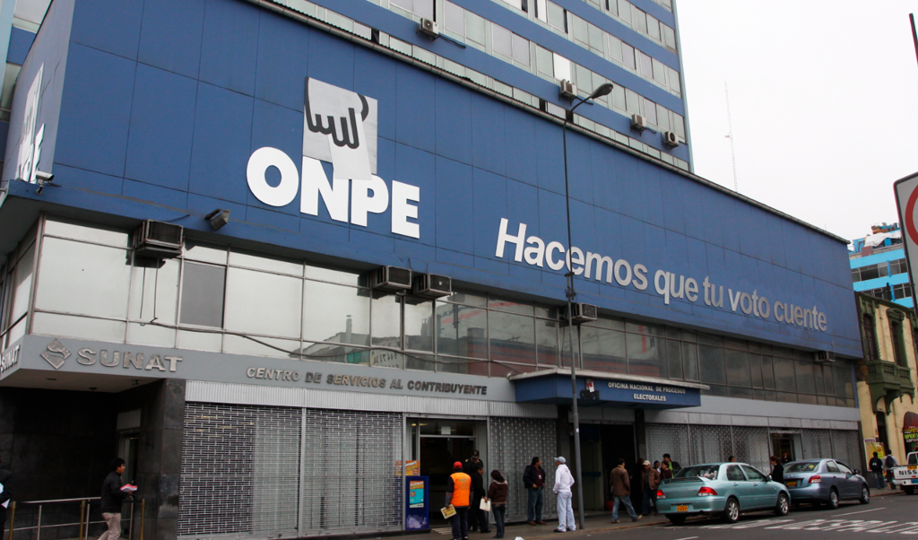 ONPE establece la lista de partidos políticos con derecho a espacio no electoral