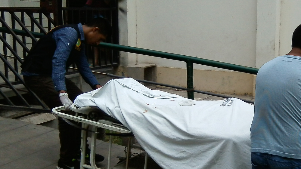 El cuerpo fue trasladado a la morgue de Trujillo.