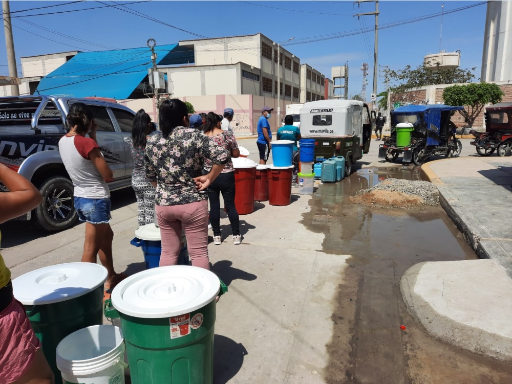 Chiclayo: 19 pueblos jóvenes y asentamientos humanos no tiene servicio de agua potable