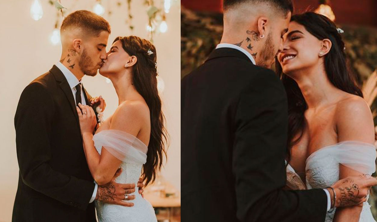 Ivana Yturbe y Beto Da Silva se casaron en una íntima ceremonia oficiada en Trujillo, el pasado 17 de febrero. Foto: Ivana Yturbe Instagram