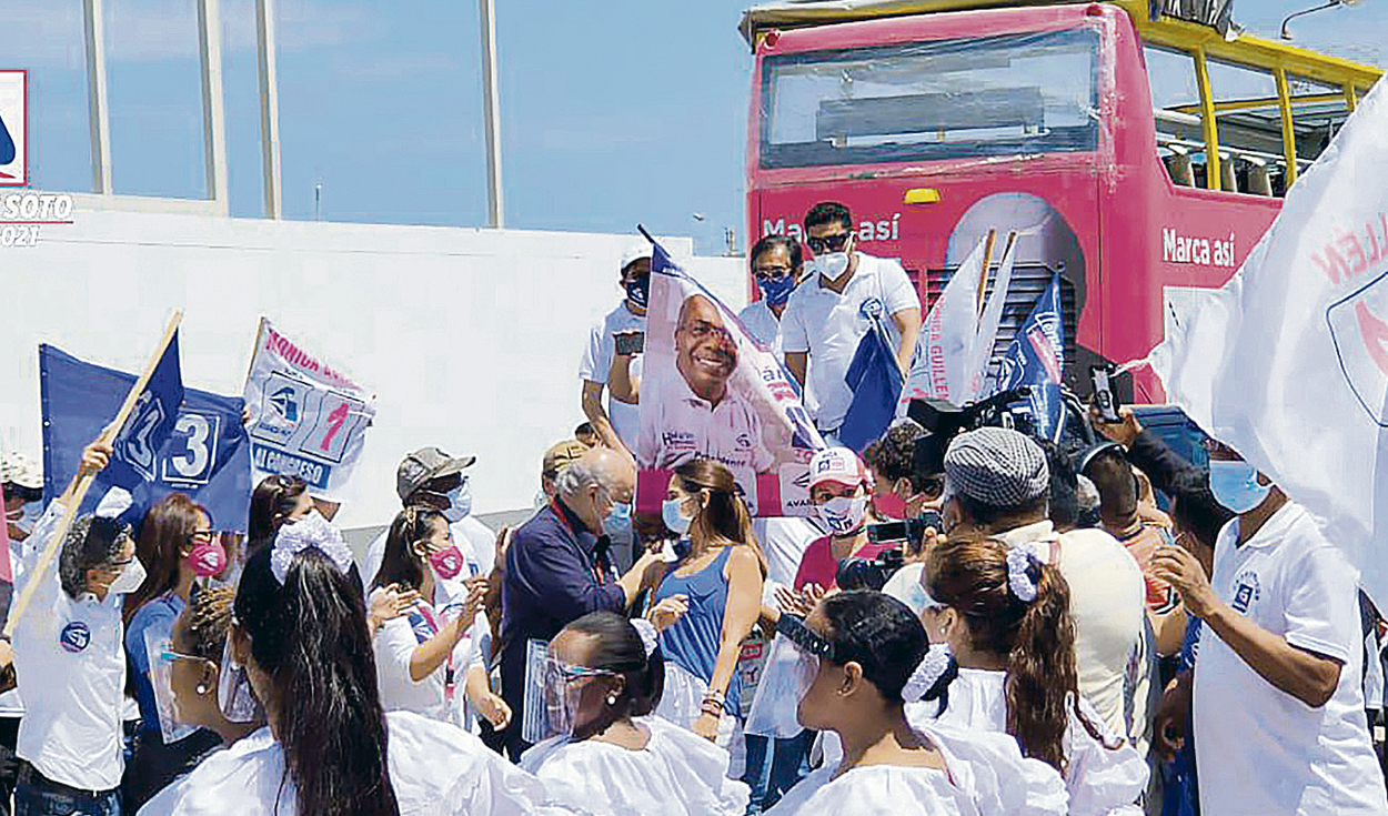 De Soto. Por la mañana visitó Jicamarca y en la noche, Farvet. Foto: difusión