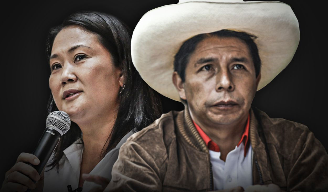 Fujimori y Castillo se van a enfrentar en la segunda vuelta electoral. Foto: composición/La República