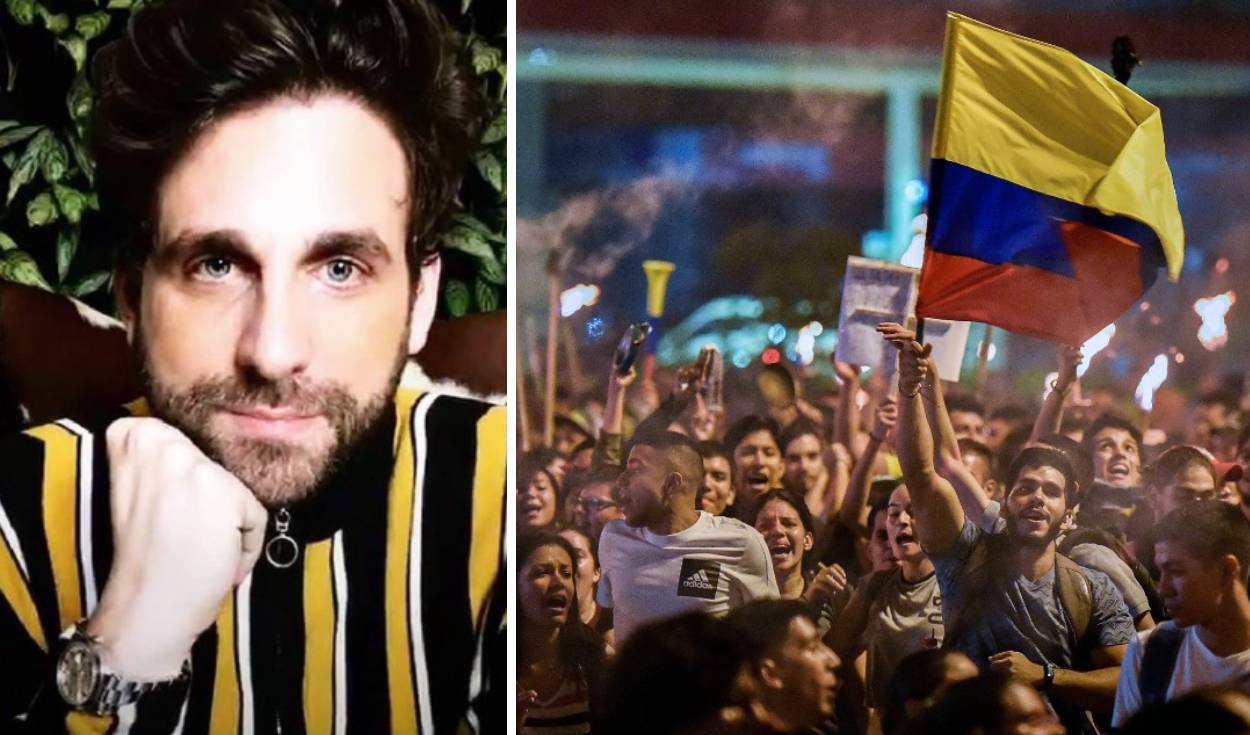 Rodrigo González extiende su apoyo hacia los colombianos. Foto: difusión