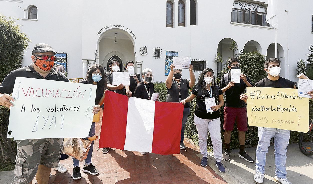 Los escucharon. Los voluntarios debieron hacer plantones, marchas y alistar una denuncia penal para recién ser atendidos. Foto: Marco Cotrina/La República
