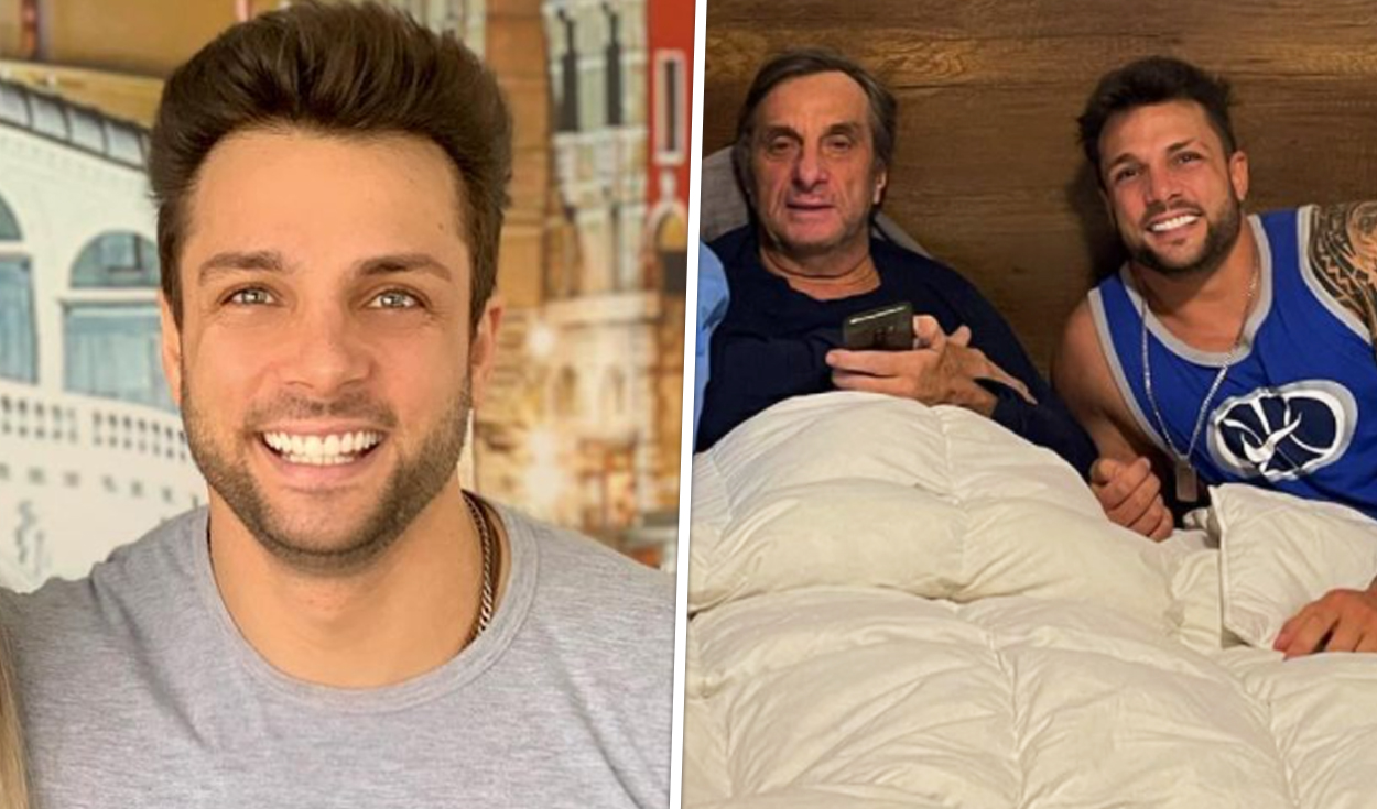 Nicola Porcella celebra la recuperación de su padre. Foto: Nicola Porcella/ Instagram