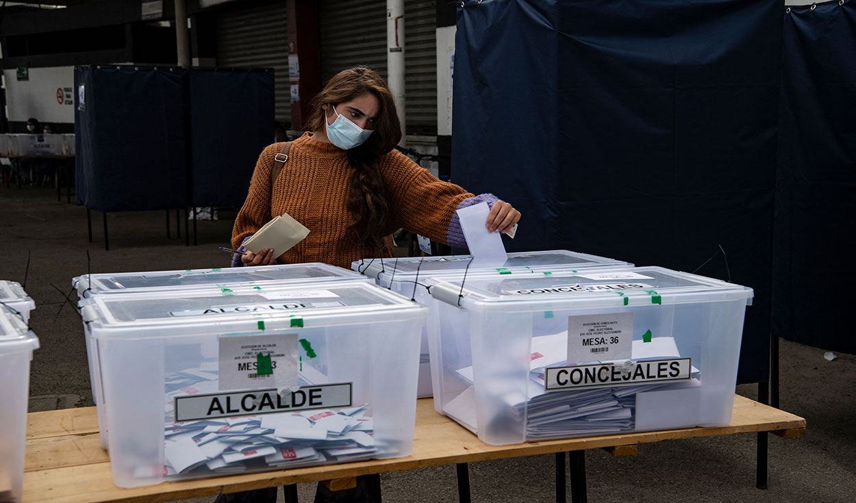 La primera Convención Constituyente se eligió en Chile. Foto: AFP