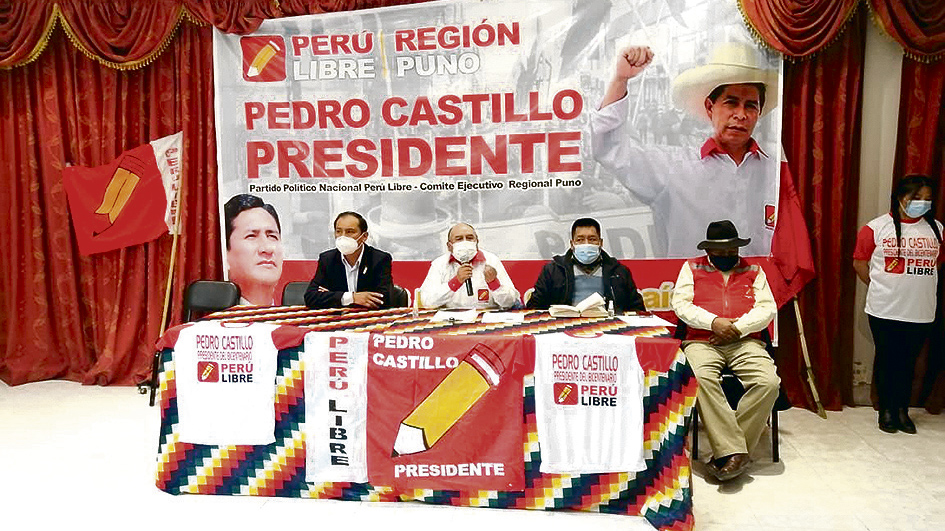 Pedro Castillo realizará dos mítines en Puno y Juliaca