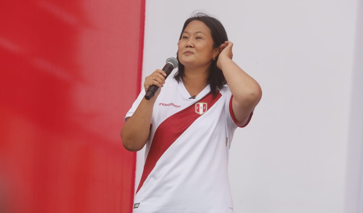 Fujimori disputará el balotaje el 6 de junio frente a Pedro Castillo. Foto: Carlos Félix/GLR