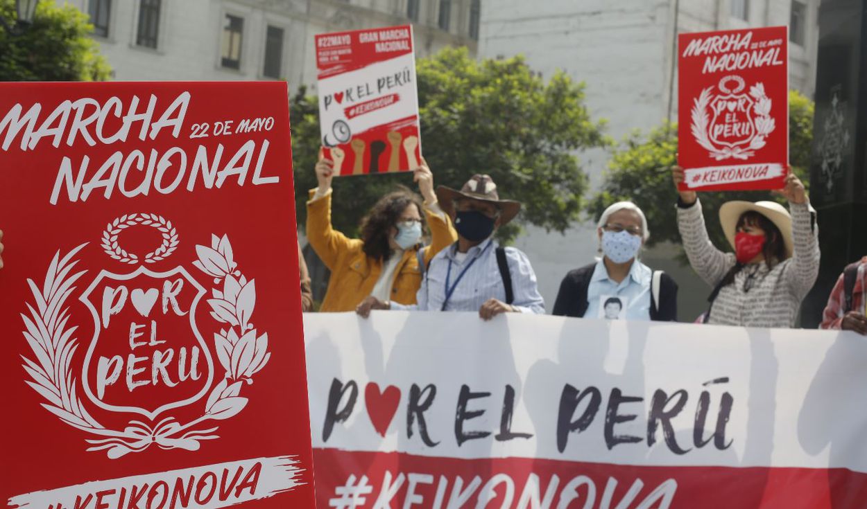 Marcha Keiko No Va: conoce los puntos de concentración en Lima y regiones
