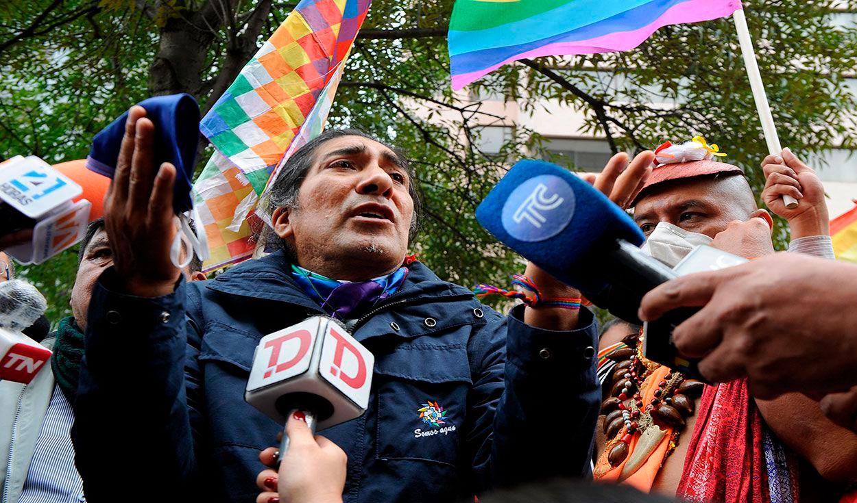 Yaku Pérez señaló que Keiko Fujimori representa posiciones 'extremas'. Foto: AFP