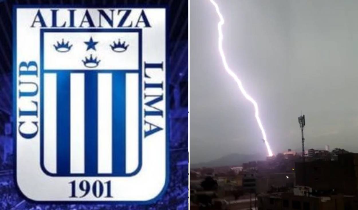 Alianza Lima 'justicificó' el por qué de los rayos y truenos en la capital. Foto: composición