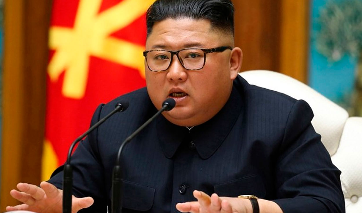 El líder supremo norcoreano, Kim Jong-un, ha presidido una reunión del politburó (comisión política) del partido único, el 4 de junio. Foto: AFP