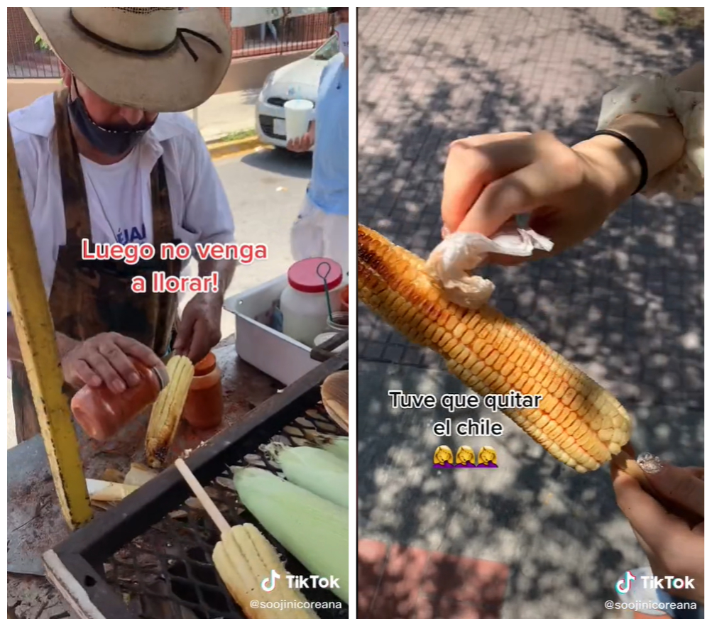 TikTok viral: coreana prueba elote con chile en México y su divertida  reacción se hace viral | Tendencias | La República
