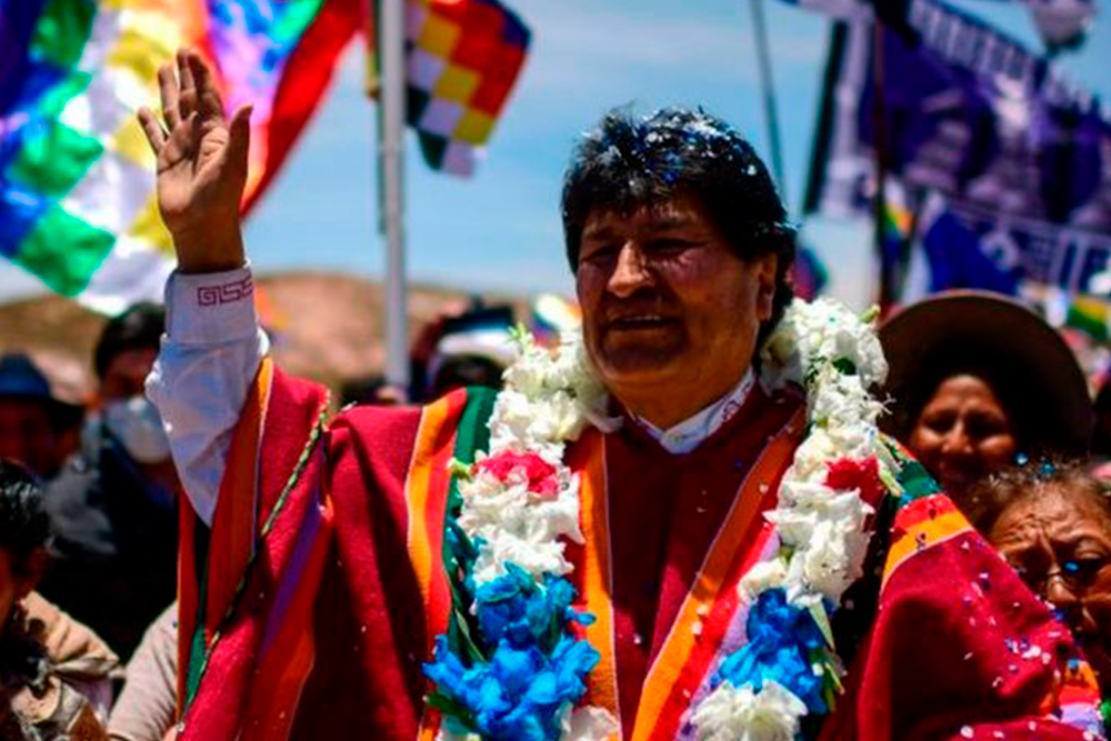 El exlíder boliviano ha mostrado su entusiasmo por el probable avance de la izquierda en el continente. Foto: El Búho.