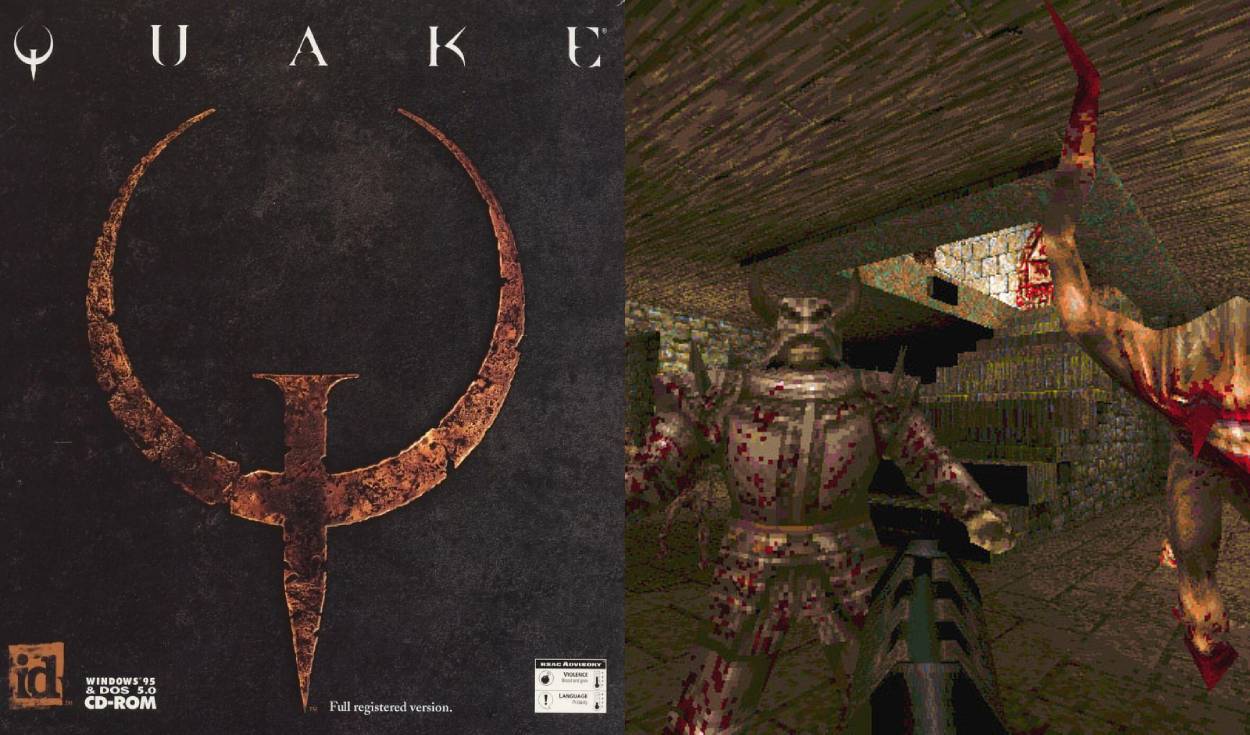 Antes de Half-Life, Quake dominó la escena de los juegos de disparo en tres dimensiones. El primer y revolucionario juego podría recibir un reboot. Foto: id Software