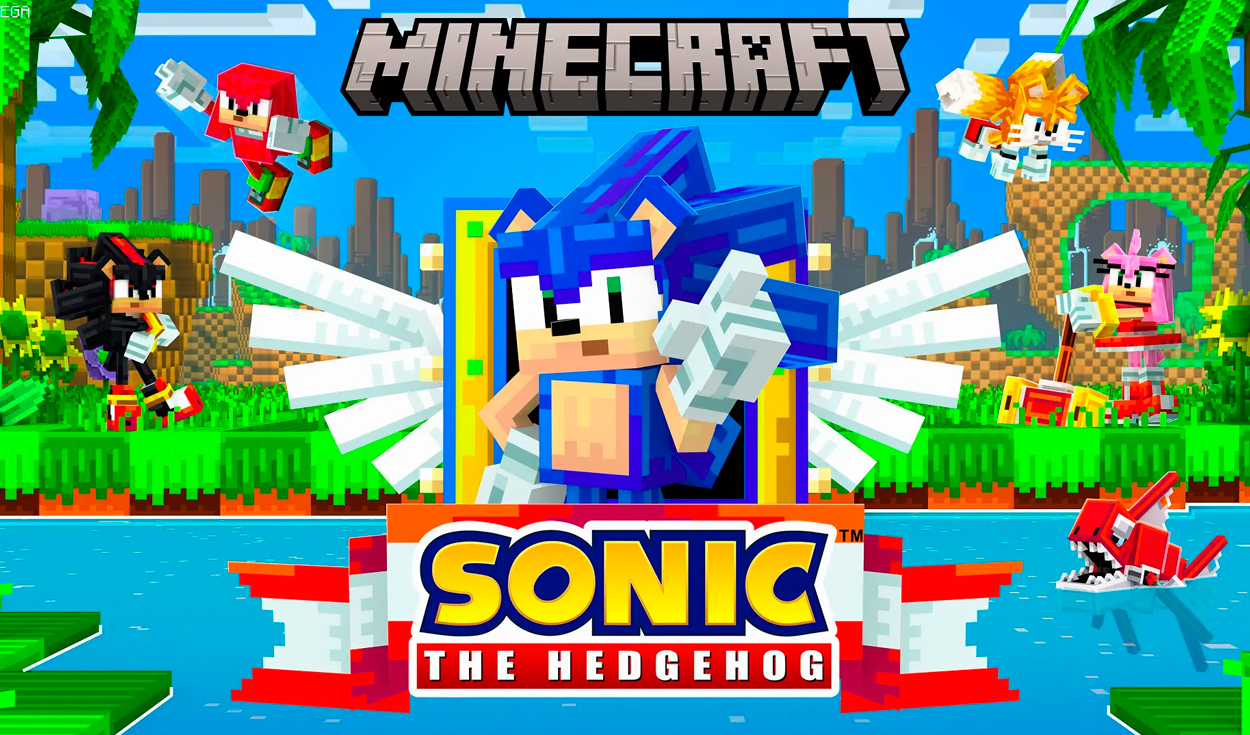 El DLC de Sonic the Hedgehog ya está disponible en la tienda digital de Minecraft. Foto: Generación Xbox