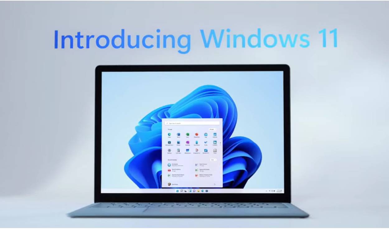 Windows 11 confirmado. En los primeros minutos de su evento programado para este 24 de junio, Microsoft mostró las nuevas características de su sistema operativo. Foto: Microsoft