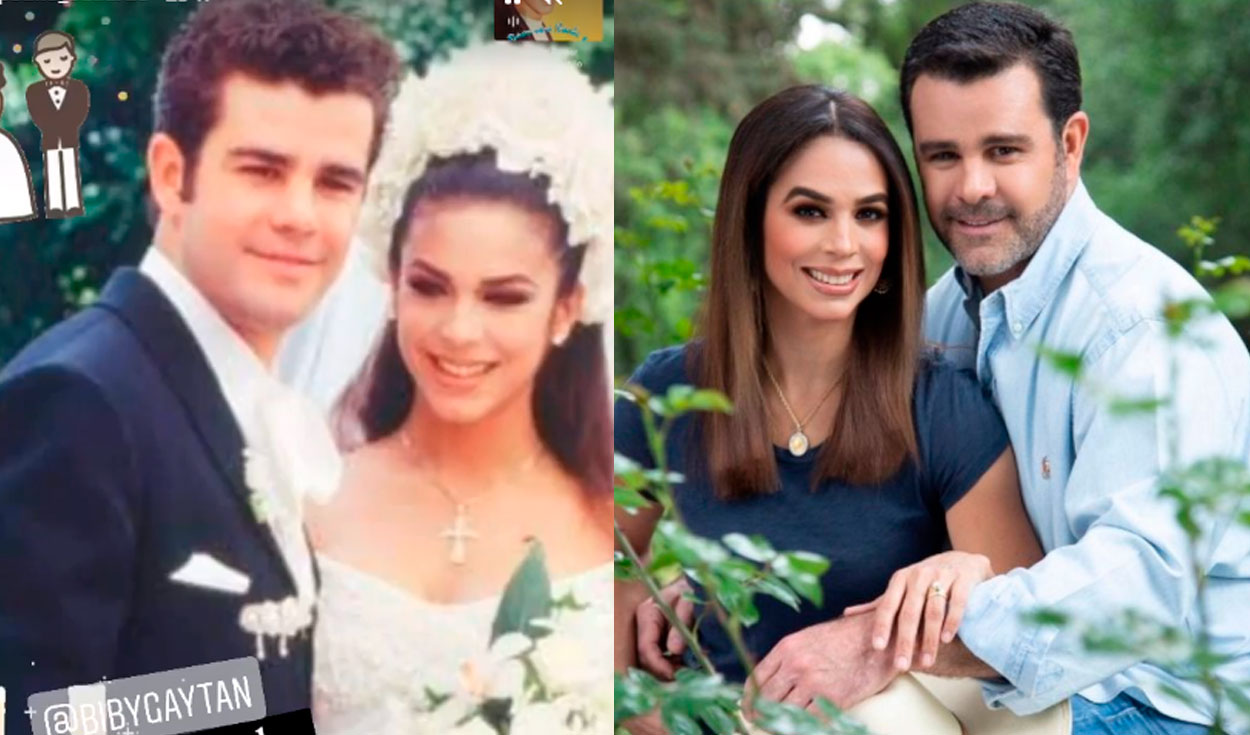 Biby Gaytán y Eduardo Capetillo se casaron el 25 de junio de 1994 y actualmente tienen cuatro hijos. Foto: Eduardo Capetillo / Instagram