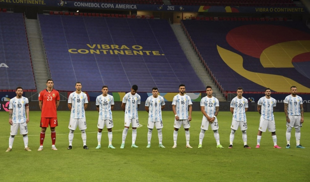 La selección Argentina ya está clasificada a los cuartos de final de la Copa América 221. Foto: AFP