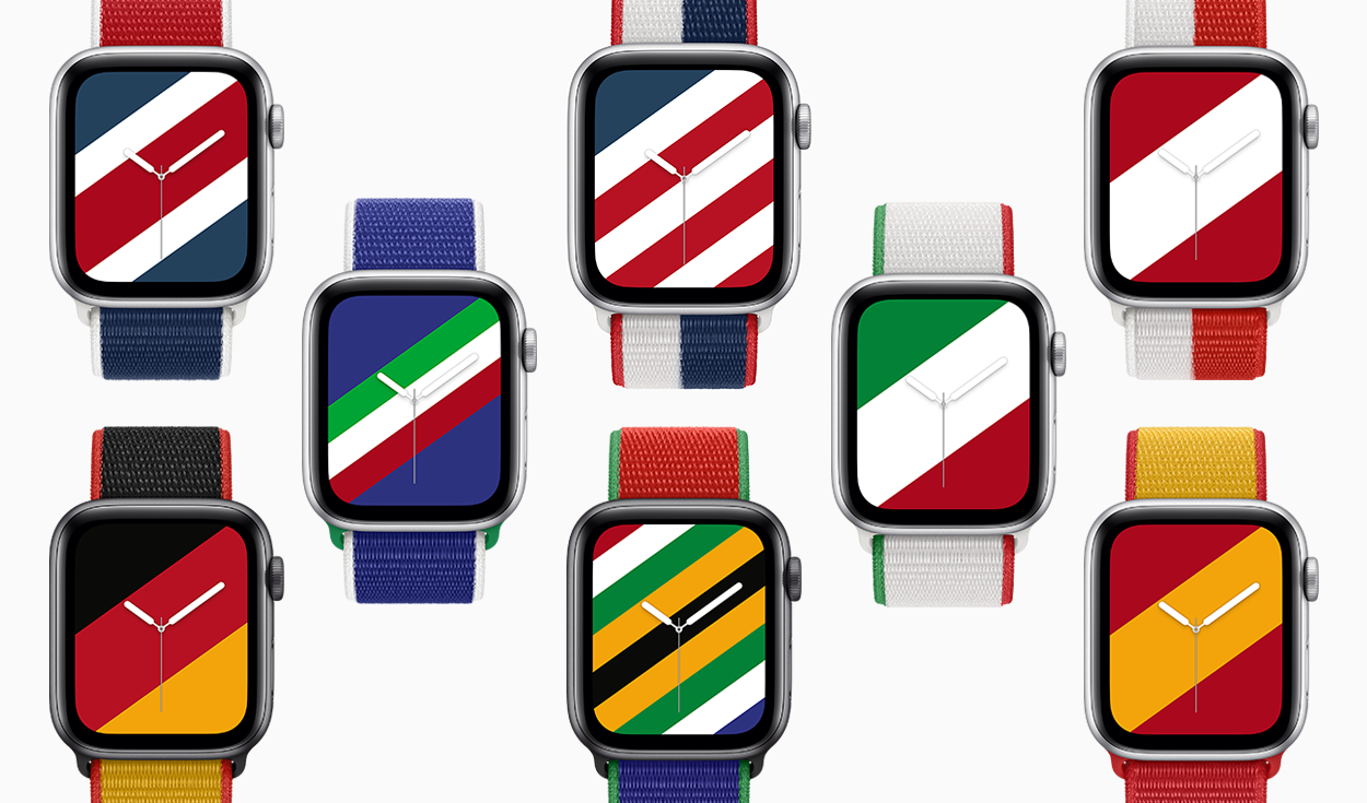 Apple lanza una colección de correas para su smartwatch inspirada en las  banderas de 22 países, Gadgets