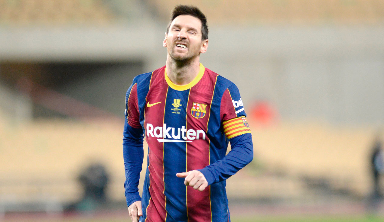 Lionel Messi lleva 7.478 días como jugador azulgrana desde que firmó en enero de 2001. Foto: AFP
