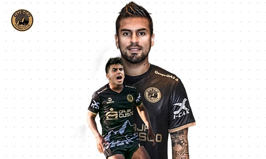 Víctor Cedrón luce su nueva camiseta. Foto: Cusco F.C.