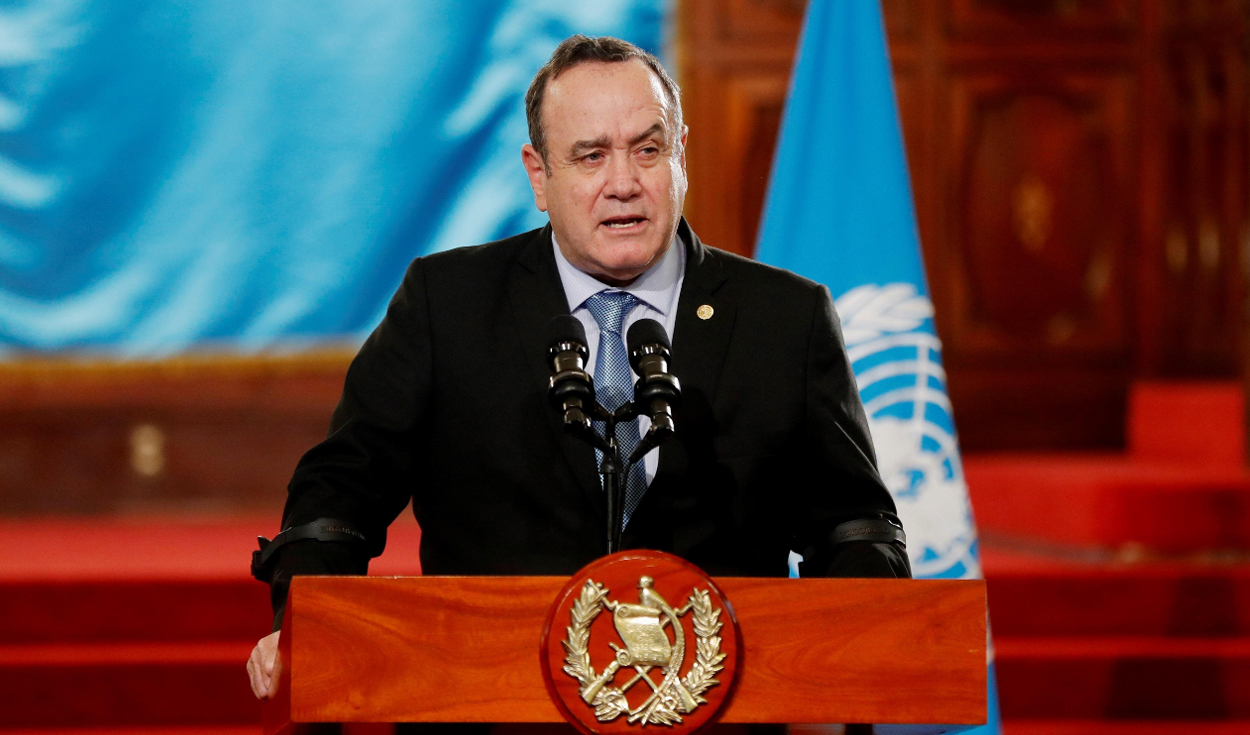 Alejandro Giammattei presidente de Guatemala. Foto: Esteban Biba /EFE