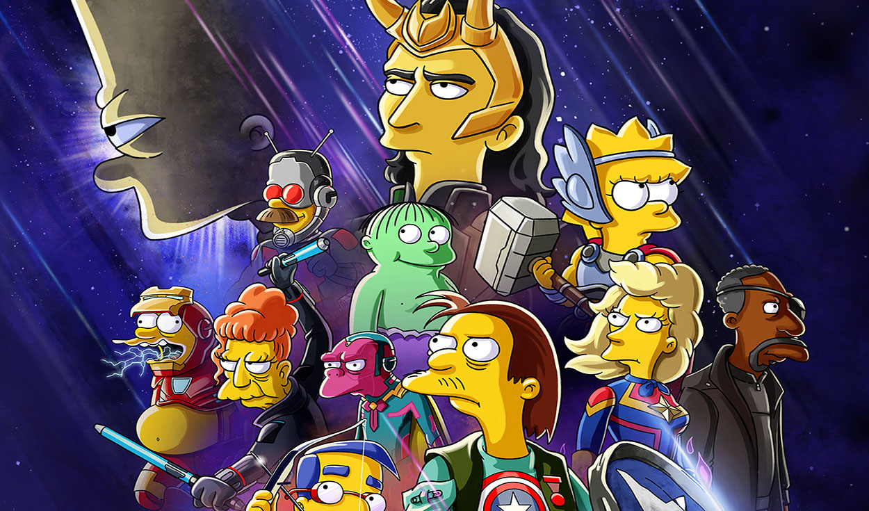 El bueno, el Bart y el Loki: fecha de estreno del crossover de Marvel y los  Simpson en Disney Plus | Cine y series | La República