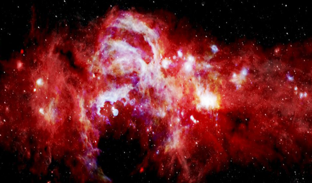 Se calcula que la Vía Láctea tiene aproximadamente 13.000 millones de años de antigüedad. Foto: NASA / SOFIA / JPL-Caltech / ESA / Herschel